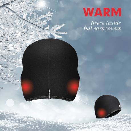 EMPIRELION Kids Thermal Helmet Liner Lightweight Teens Thin Skull caps Cover Ears Beanie Child Running Hats for Boy /& Girl